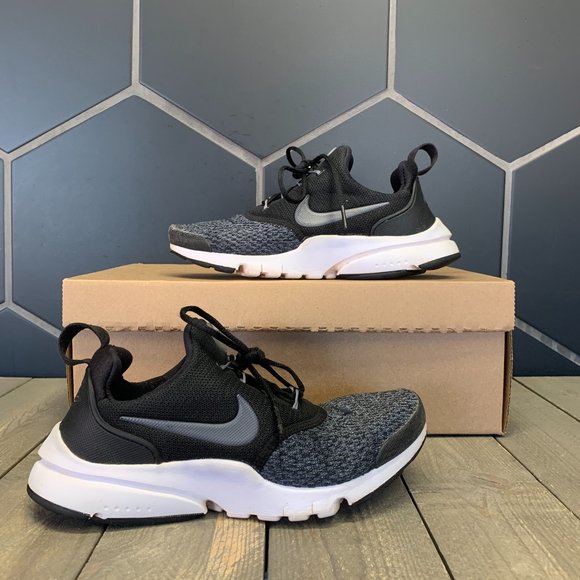 nike presto fly black white
